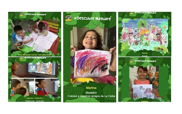 Descubrimos junto a los niños el universo de Maguaré en La Ceiba