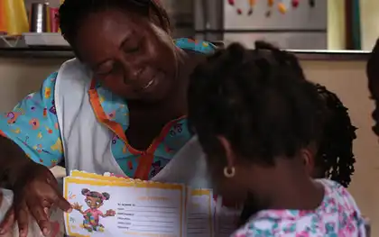 El hogar de una madre comunitaria