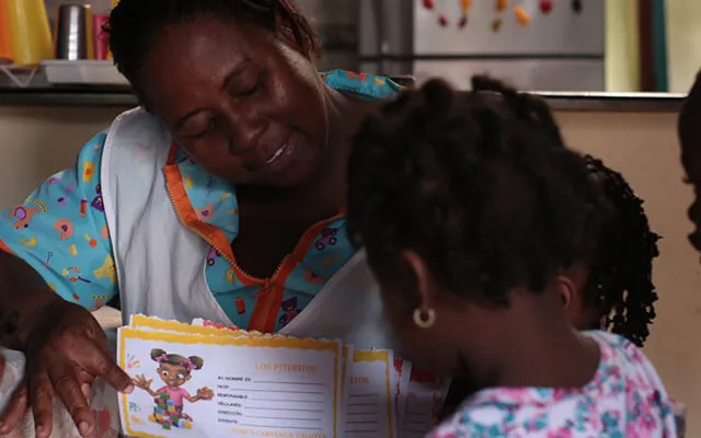 El hogar de una madre comunitaria